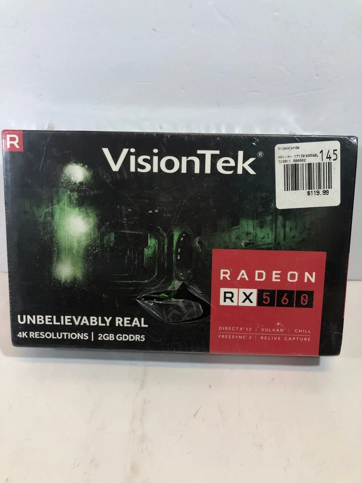 NEW VisionTek RX 560 Overclocked 2GB GDDR5 900962 RX5602G Graphics Video Card - Image 2 of 4