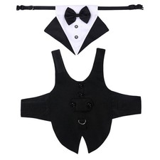1 Set Dog Suit and Bandana Dog Tuxedo Pet Bandana and Suit Kit Pet Supplies