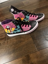 Women's SIZE 10 Disney Nightmare Before Christmas High Top Lace Up sneaker NEW