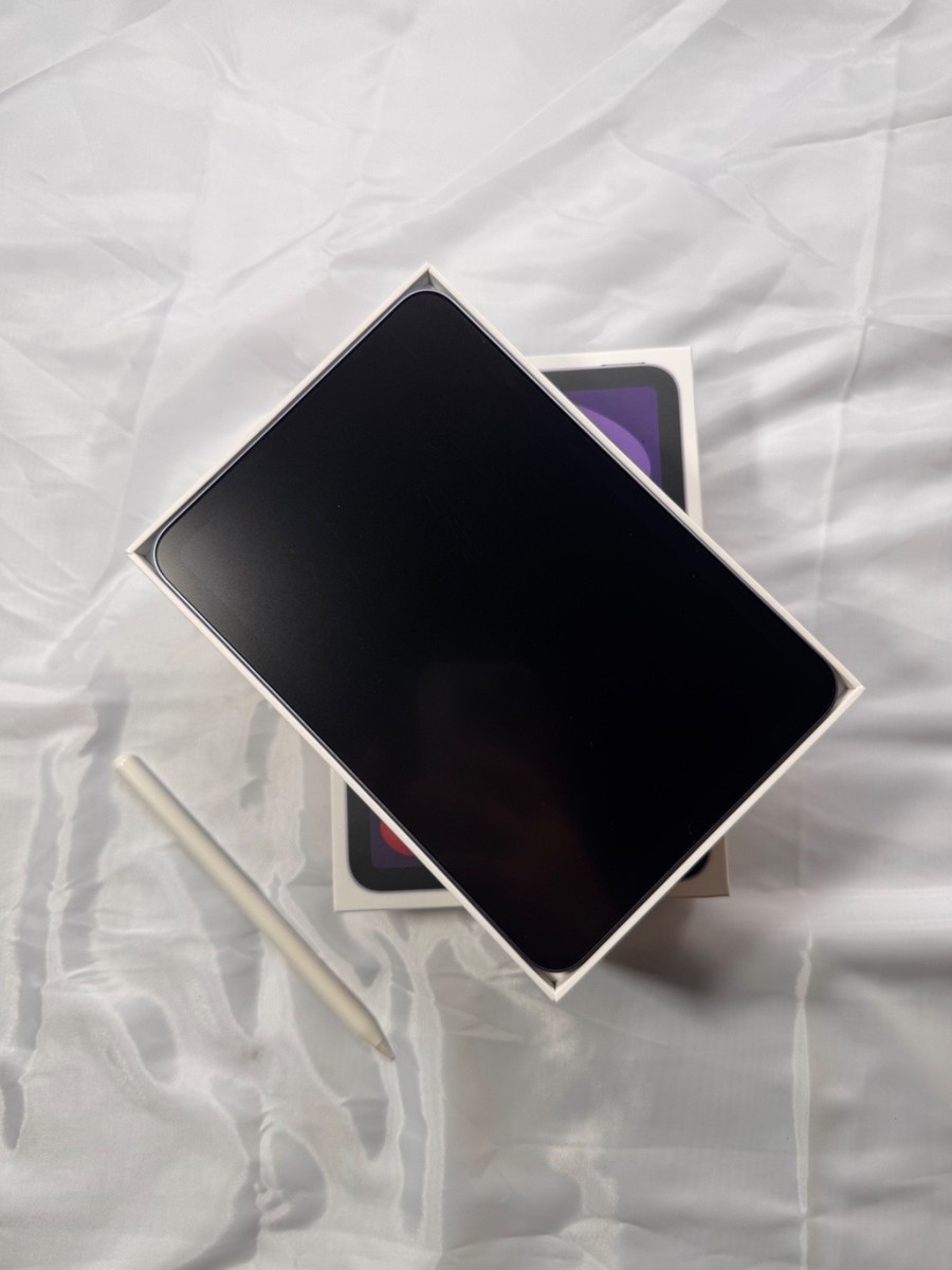 Apple iPad Mini 6th Gen 256GB Purple + Apple Pencil 2 – Great