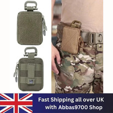 Military Small Wallet Tactical Molle EDC Pouch Range Bag Medical Organizer Pouch