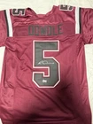Rico Dowdle South Carolina #5 Signed NCAA Football Jersey Beckett BAS Witnessed