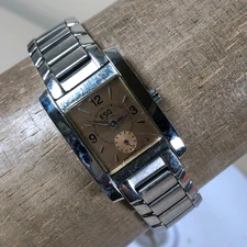 ESQ Esquire by Movado Women 100471 Swiss Silver Tone Quartz 21mm Watch 7 1/2"