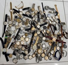 Large lot 9.5 Lbs of Watches CITIZEN BUCHERER RADO SEIKO TISSOT BULOVA ACCUTRON