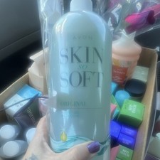 Avon Skin So Soft Original Scent Shower Gel, Clear Formula, Unisex