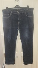 Men's NEXT DARK BLUE DENIM STRAIGHT LEG JEANS SIZE 38 R