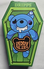 Deddy Bears Mini Scary Bear 5" Blue Plush In Coffin Case