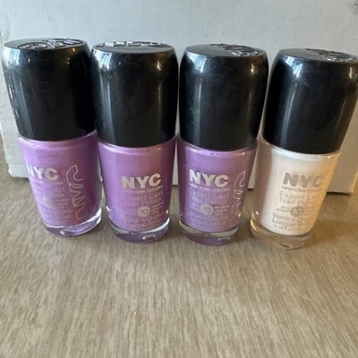 NYC New York Color Expert Last Nail Polish 255 Late Night Lilac 170 Oh Soho Read
