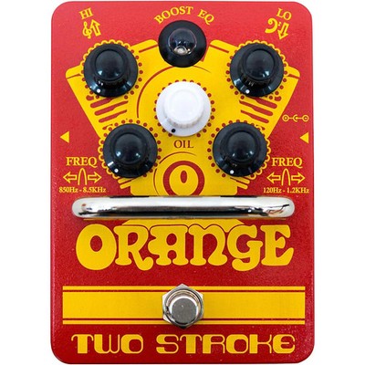 Orange Amplifiers TwoStroke Boost EQ Guitar Effects Pedal