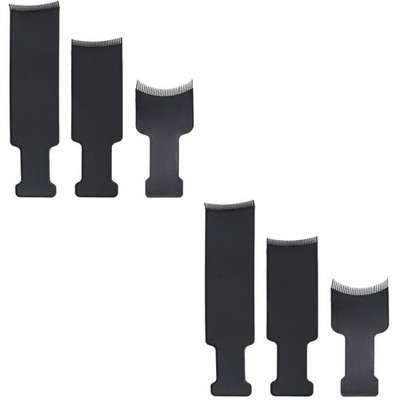  6 PCs Langes Brett Haarfärbemaschine Haarbürste zum Färben von DIY -Friseur
