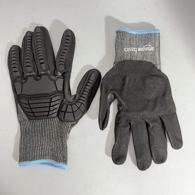 Amazon Basics Cut Level A2, Abrasion ANSI Level A4, Impact Protection Gloves