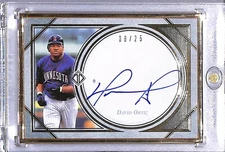 2018 Topps Transcendent #TCA-DO David Ortiz EX Excellent Auto 08/25 Twins 