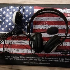 Microsoft LifeChat LX-3000 USB Wired Stereo Headset Boom Mic Over-Ear Double