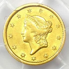 1851-O Liberty Gold Dollar G$1. Certified PCGS AU Detail - Rare New Orleans Coin