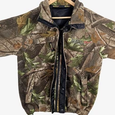 Scent Blocker Plus Protect Med Camo Fleece Jacket Outdoor Hunting Windblocker