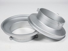2x Alloy Bowens S Mount Speedring 150mm OD For Softbox Conversion
