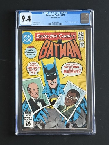 DETECTIVE COMICS #501 CGC 9.4 WP (DC 1981)  BATMAN, BATGIRL, BRAND NEW SLAB