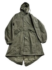 Vtg 80s US Army Fishtail Parka Military Night Desert Camo Jacket X Small Reg