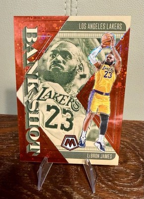 Panini Mosaic 24-25 LeBron James Lakers Bankshot #18 Fast Break Red /99   - NEW