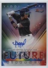 2021 Bowman's Best Bowman Future Vibrance 59/150 Yiddi Cappe #BFVA-YC Auto 2f9