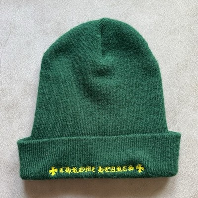 Chrome Hearts Matty Boy Spec Green & Yellow Beanie Hat