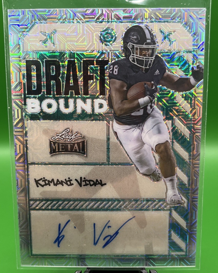 Kimani Vidal 2024 Leaf Metal MOJO Prizm Draft Bound Auto 3/4 #DB-KV1 C19