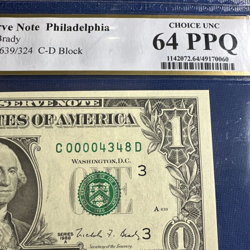 Federal Reserve Note PCGS Matching Low Serial & Fancy Serial Number - Image 3 of 4