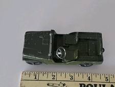 VINTAGE TOOTSIETOY DIECAST ARMY JEEP M38 Made In USA 1/4ton