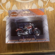 Harley Davidson Limited Edition Two Deck Playing Cards Collector 1999 Tin New