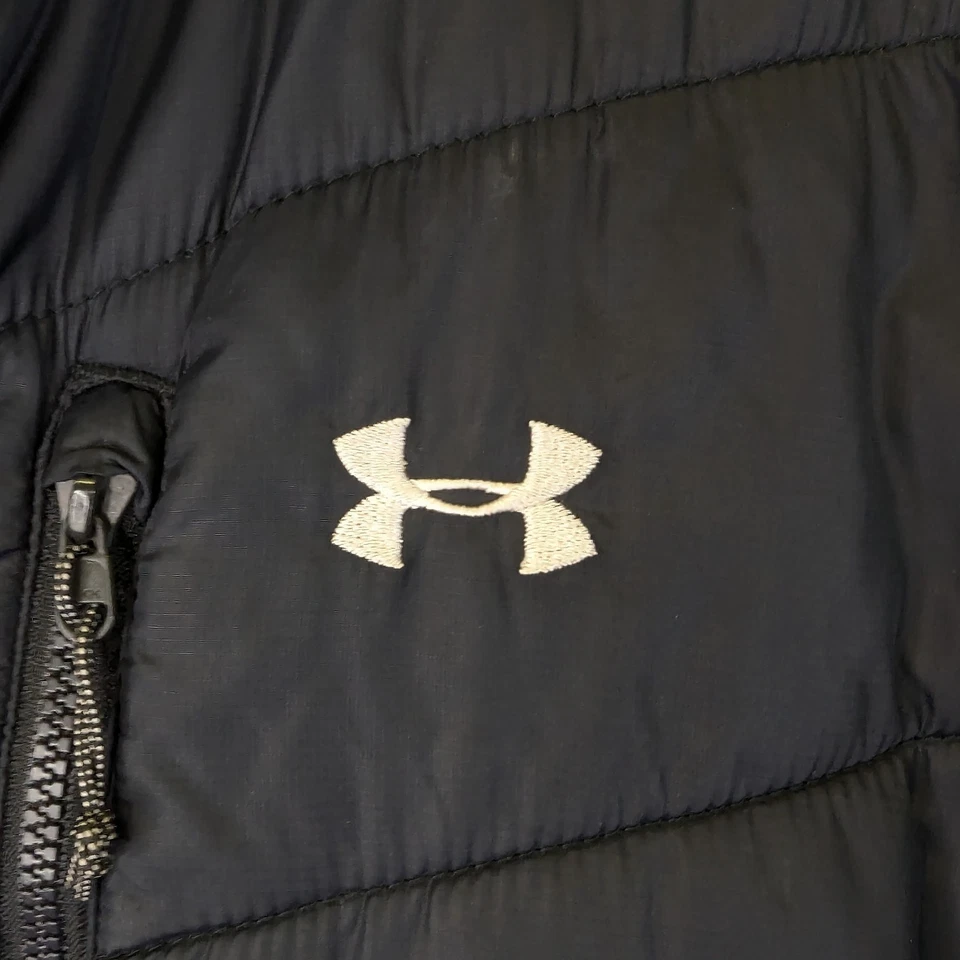 Chaqueta acolchada Under Armour para mujer M negra ColdGear infrarroja ajustada cremallera Foto 3 de 4