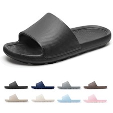 Slides for Women Shower Shoes Bathroom Sandals Men Home Slippers Flip-Flops R...