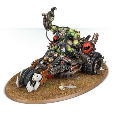 Warhammer 40k Orks Deffkilla Wartrike / Plattmacha-Waaaghtrinke