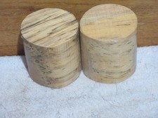2PC SPALTED MISSOURI MAPLE TURNING WOOD BOWL BLANK