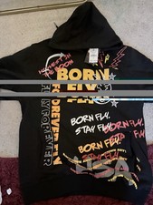 Born Fly Mens XL Multicolor Logo Graphic Prin...