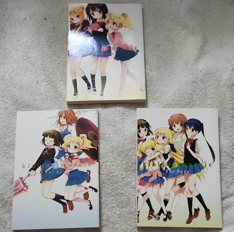 Kin'iro Mosaic Vol. 1-3 Paperback Manga Set (English) Yui Hara Yen Press