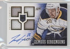 2013-14 Panini Prime Rookie 19/199 Zemgus Girgensons #172 Patch Auto md3