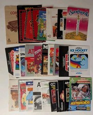 Atari 2600 Instructions Manuals Lot x30 With Extra CD Roms