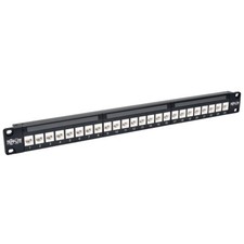 EATON N254-024-6A Tripp Lite Series 24-Port Cat6A Feed-Through Patch Panel