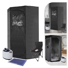 Full-size Portable Pentagon Sauna Indoor Individual Family Spa Sauna Set