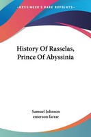 History Of Rasselas, Prince Of Abyssinia Samuel Johnson Taschenbuch Englisch
