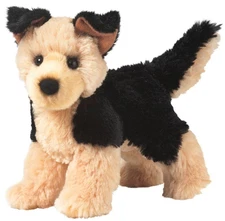 Sheba 8" German Shepherd GSD Dog Douglas Cuddle Toy Plush Stuffed Animal Puppy