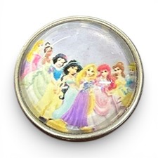 Snap Jewelry Princess Disney Glass 18-20mm Fits Ginger Charms Accessories New