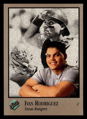 Ivan Rodriguez 1992 Studio #246 Texas Rangers BASEBALL *104
