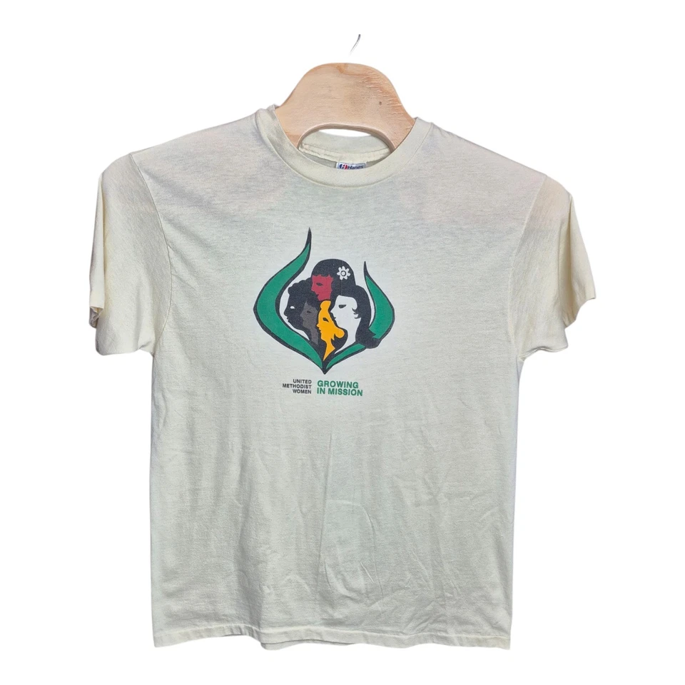 VTG Hanes Women’s XL UMC Mission Graphic Tee Single Stitch Made USA 50/50 - Image 3 of 4