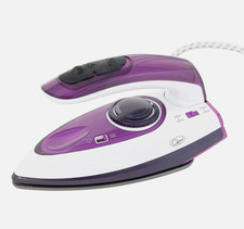 Quest 1000W Reise Dampfbügeleisen faltbar ergonomischer Griff 50ml Wassertank Geschenk