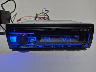 Alpine UTE-73BT Single Din Car Stereo Bluetooth - Aux - Usb - Detachable Face