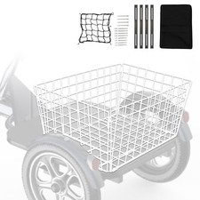 Tricycle Rear Basket Folding Large Capacity B...