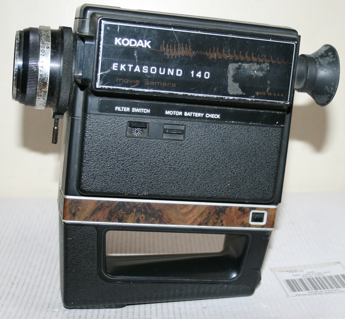 Kodak Ektasound 140 Super 8mm Sound Movie Cine Film Camera Spares Repair - Main Image