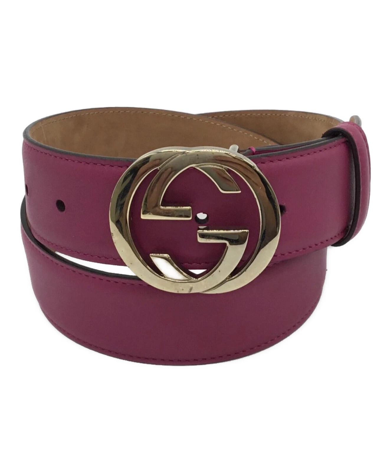 Étiquette ceinture cuir marque : GUCCI taille :  