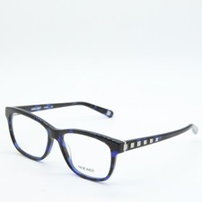 NEW NINE WEST NW5074 428 BLACK BLUE AUTHENTIC EYEGLASSES FRAMES 53-16